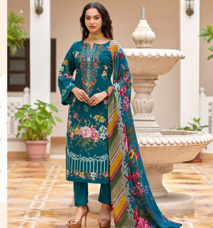 Levisha Naira Nx Vol 9 Cambric Cotton Printed Wholesale Pakistani Salwar Suit Collection