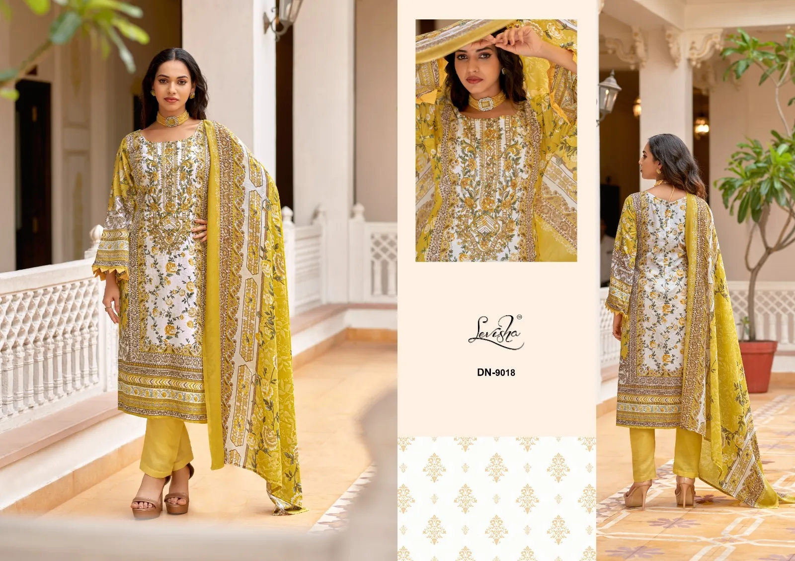 Levisha Naira Nx Vol 9 Cambric Cotton Printed Wholesale Pakistani Salwar Suit Collection - Image 3