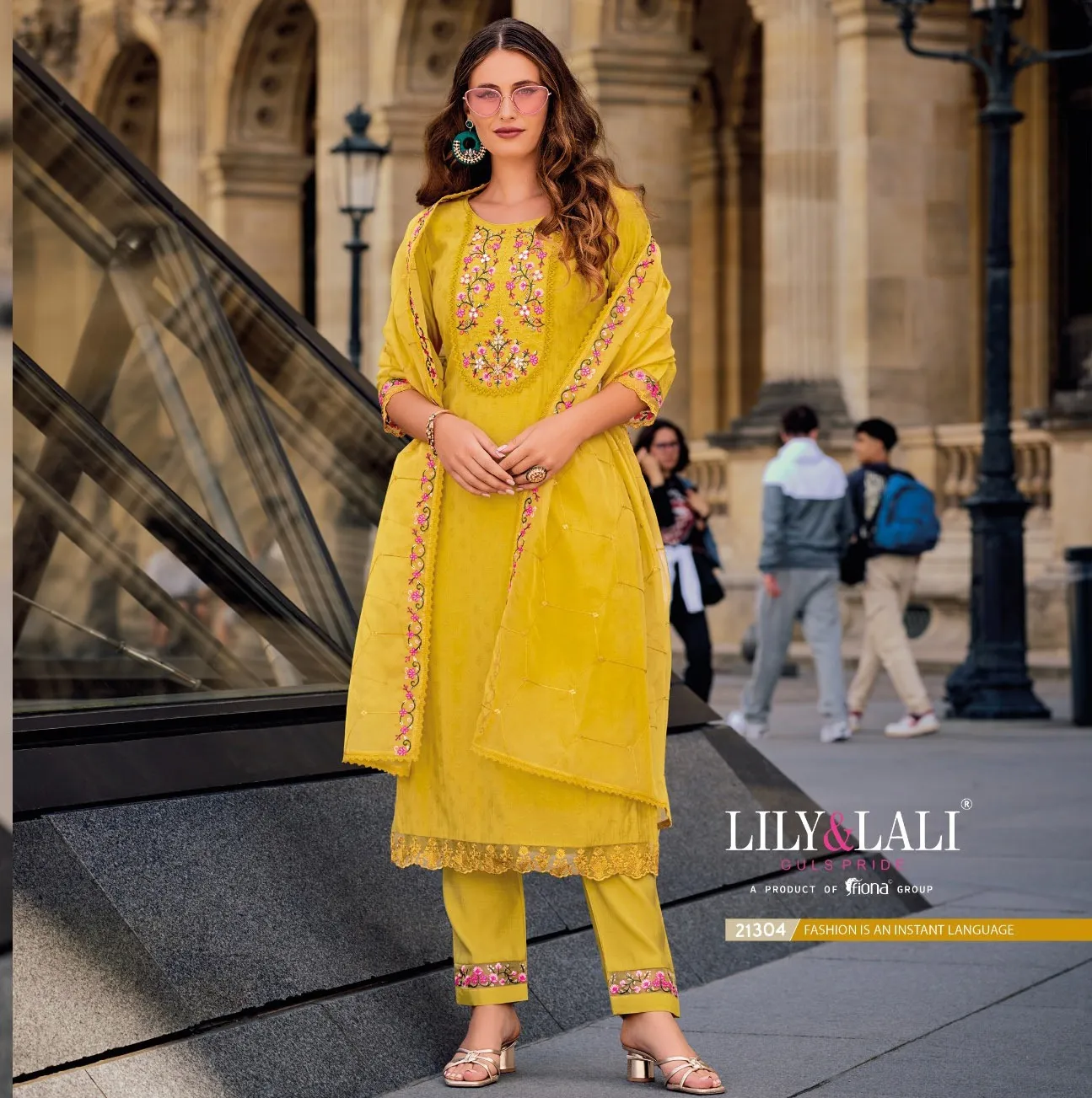 Lily And Lali Mrunal Jacquard Milan Silk Wholesale Readymade Salwar Suit Collection