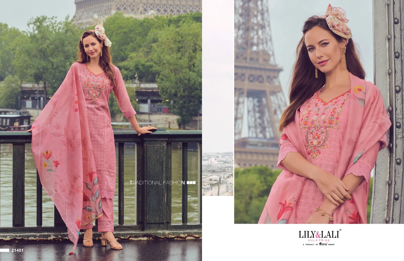 Lily And Lali Nusrat Chanderi Silk Wholesale Readymade Salwar Suit Collection - Image 2