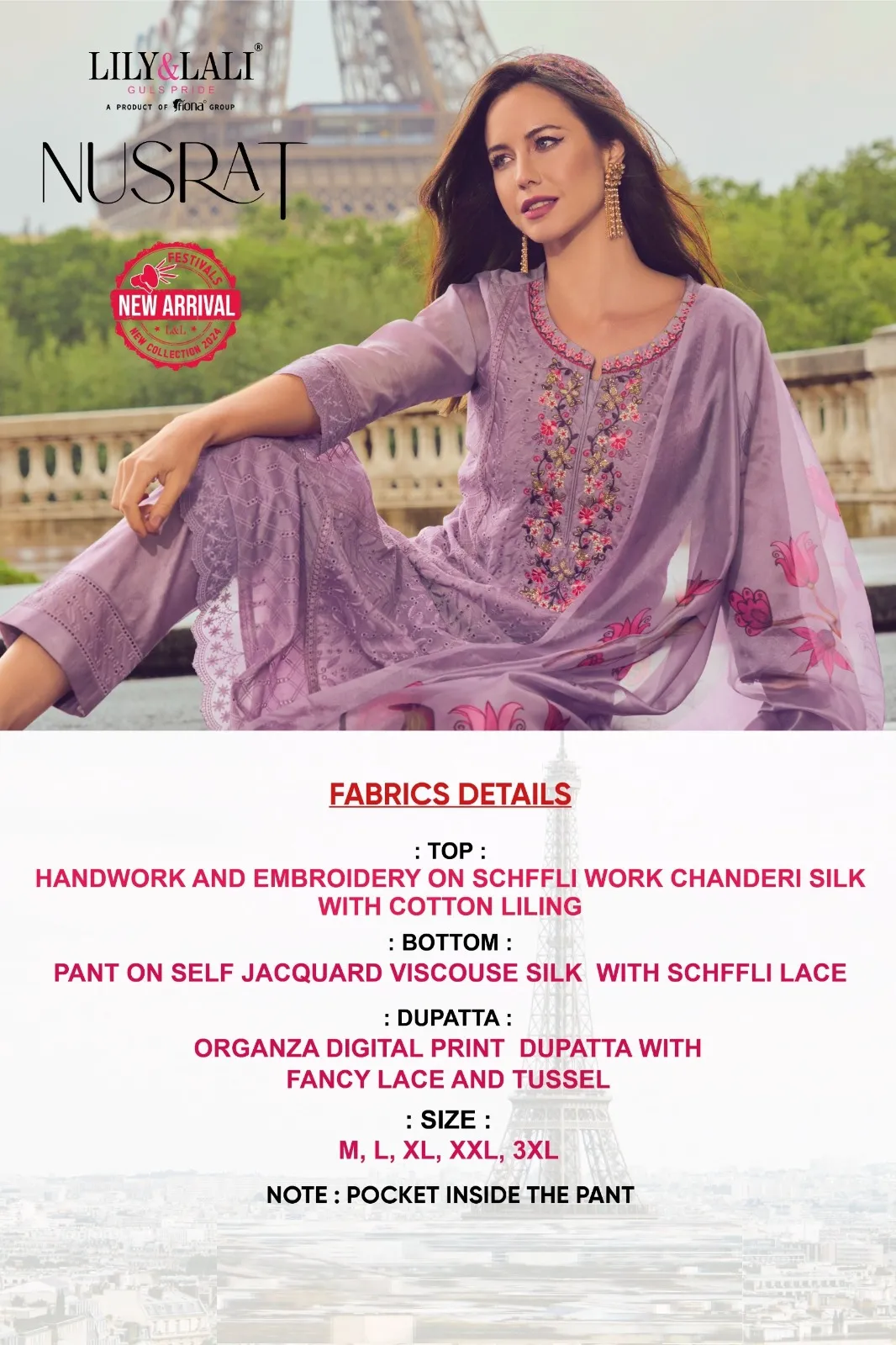 Lily And Lali Nusrat Chanderi Silk Wholesale Readymade Salwar Suit Collection - Image 3