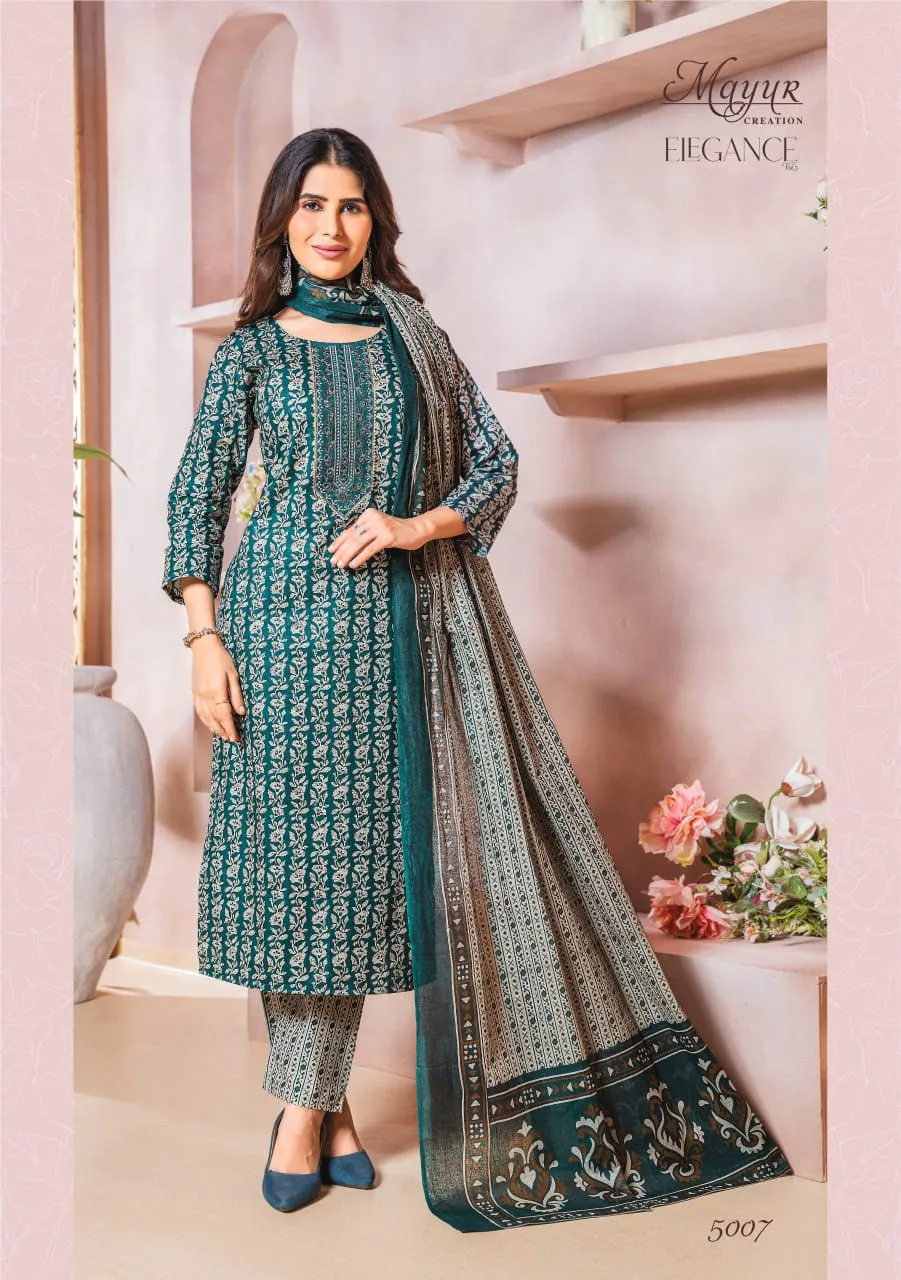 Mayur Elegance Vol 5 Cotton Wholesale Readymade Salwar Suit Collection - Image 4