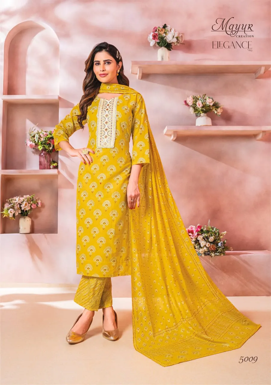 Mayur Elegance Vol 5 Cotton Wholesale Readymade Salwar Suit Collection - Image 7