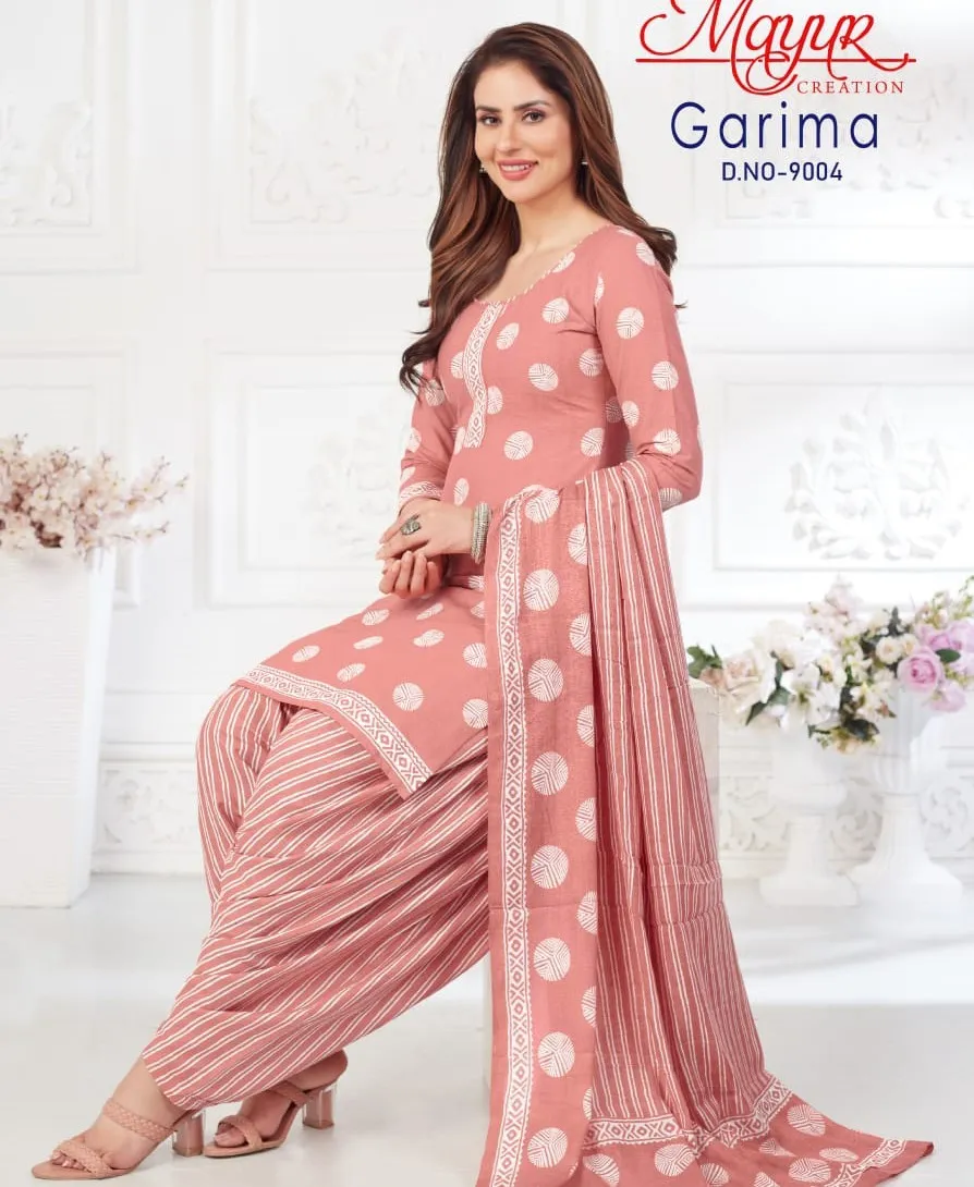 Mayur Garima Vol 9 Cotton Printed Wholesale Unstitched Salwar Suit Collection