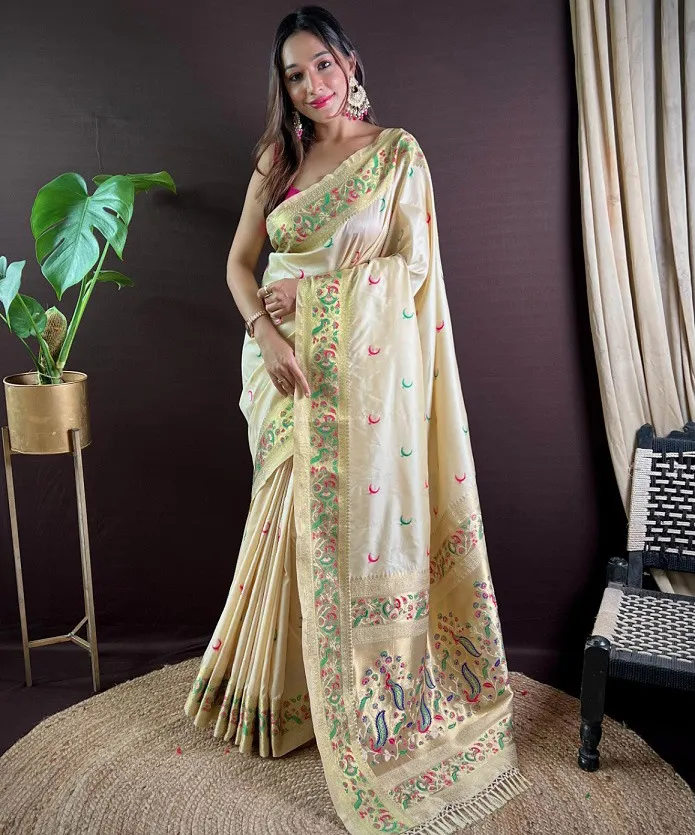 Meera 228 Designer Paithani Silk Wholesale Fancy Sarees Collection