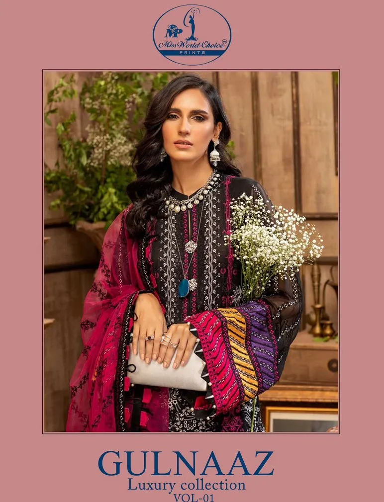 Miss World Gulnaaz Vol 1 Cotton Wholesale Pakistani Salwar Suit Collection