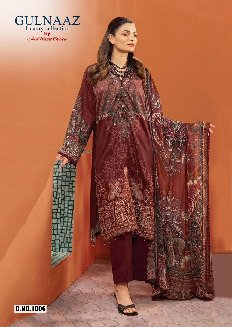Miss World Gulnaaz Vol 1 Cotton Wholesale Pakistani Salwar Suit Collection - Image 2