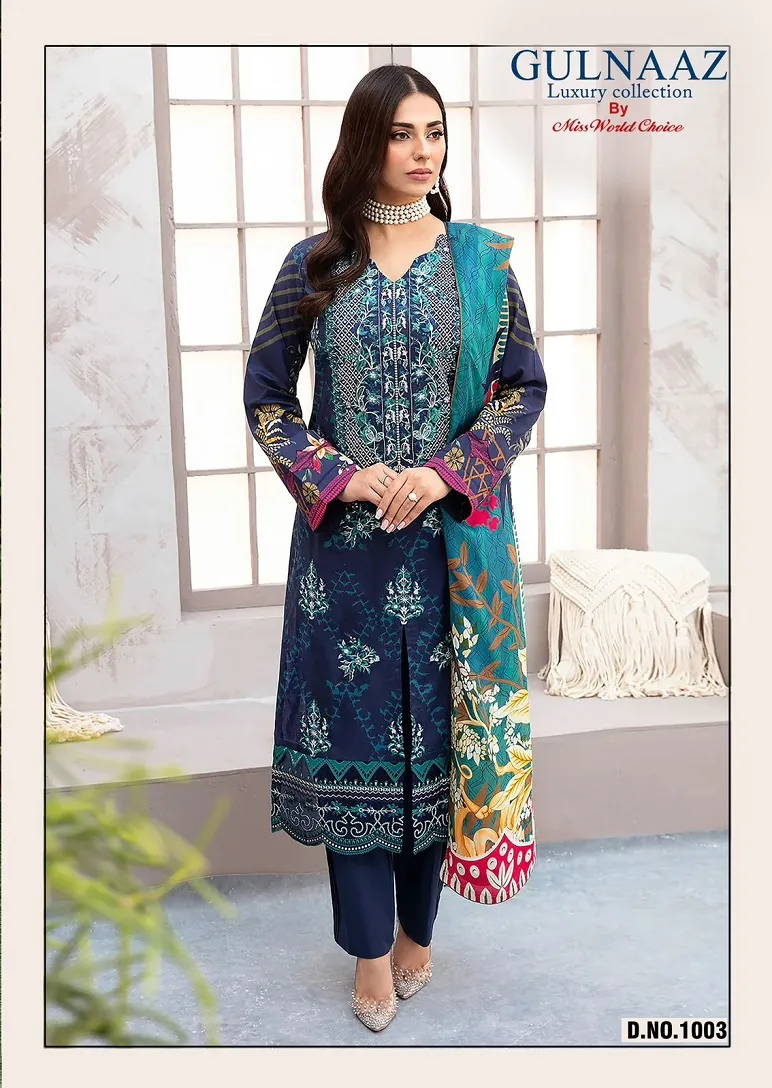 Miss World Gulnaaz Vol 1 Cotton Wholesale Pakistani Salwar Suit Collection - Image 6