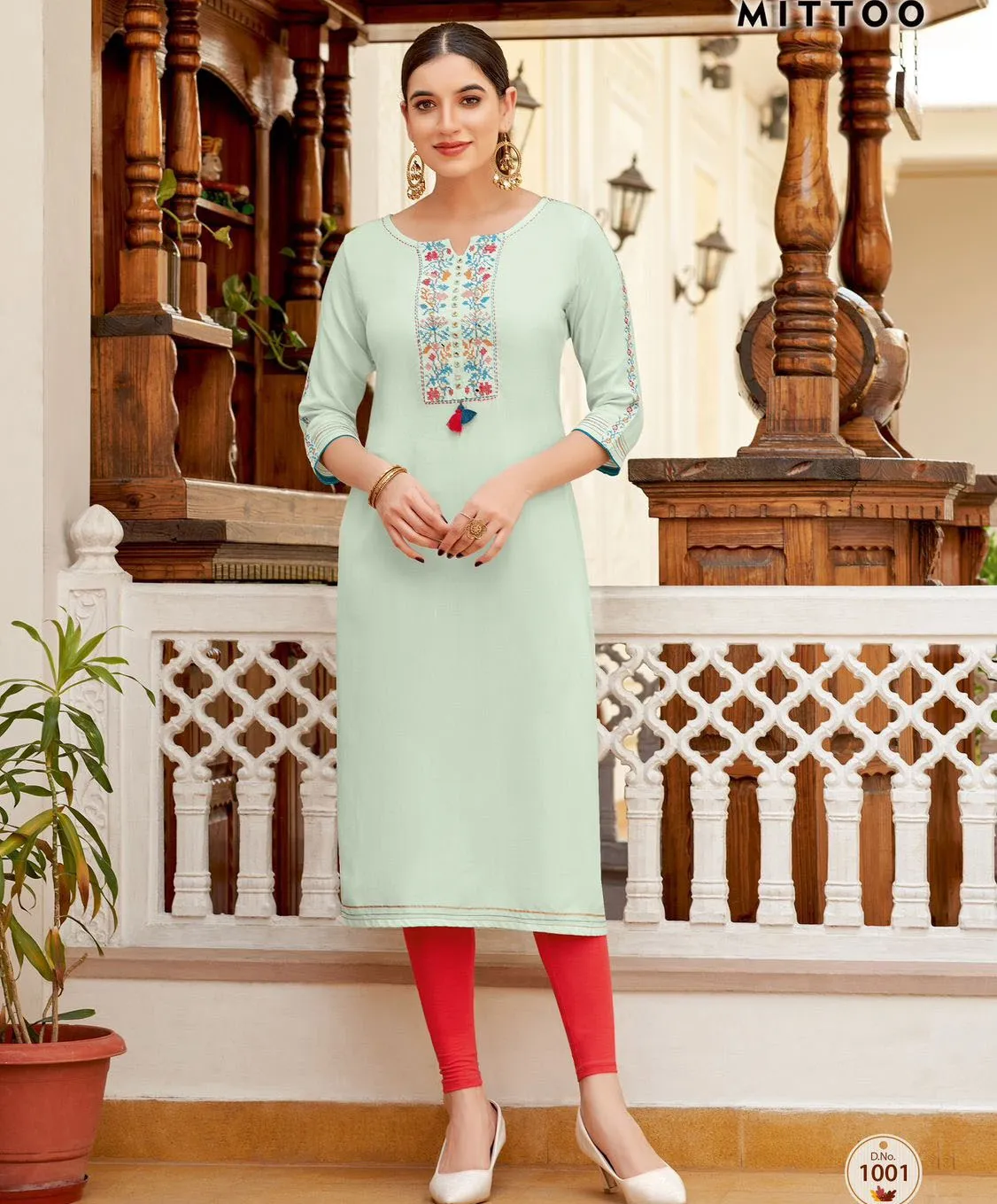 Mittoo Riona Rayon Wholesale Fancy Kurtis Collection