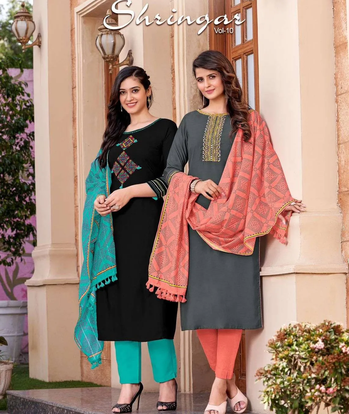 Mittoo Shringar Vol 10 Rayon Weaving Wholesale Readymade Salwar Suit Collection