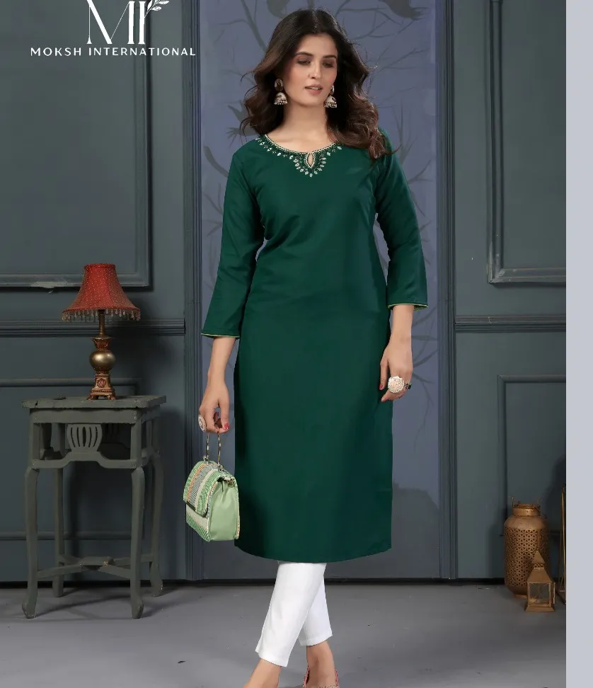 Moksh Mirror Vol 2 Cotton Wholesale Regular Wear Kurti With Pant Collection