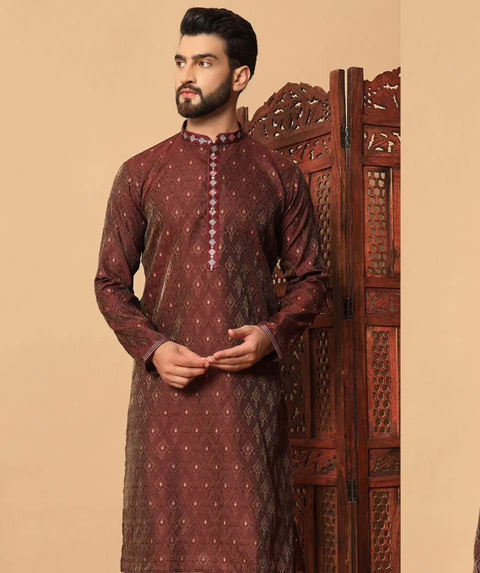 Outluk Vol 131 Jacquard Wholesale Kurta Pajama Collection