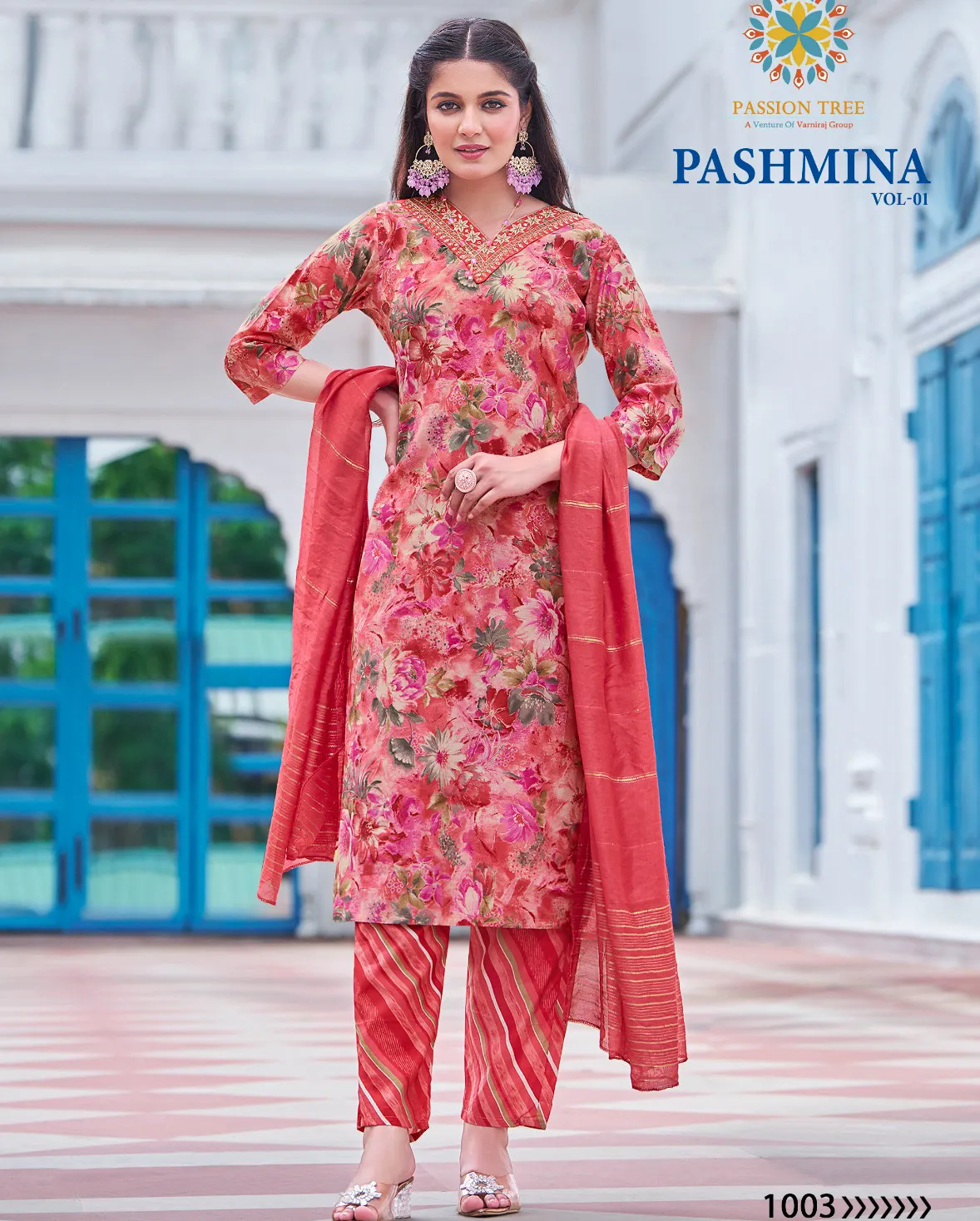 Passion Pashmina Vol 1 Modal Wholesale Readymade Salwar Suit  Collection