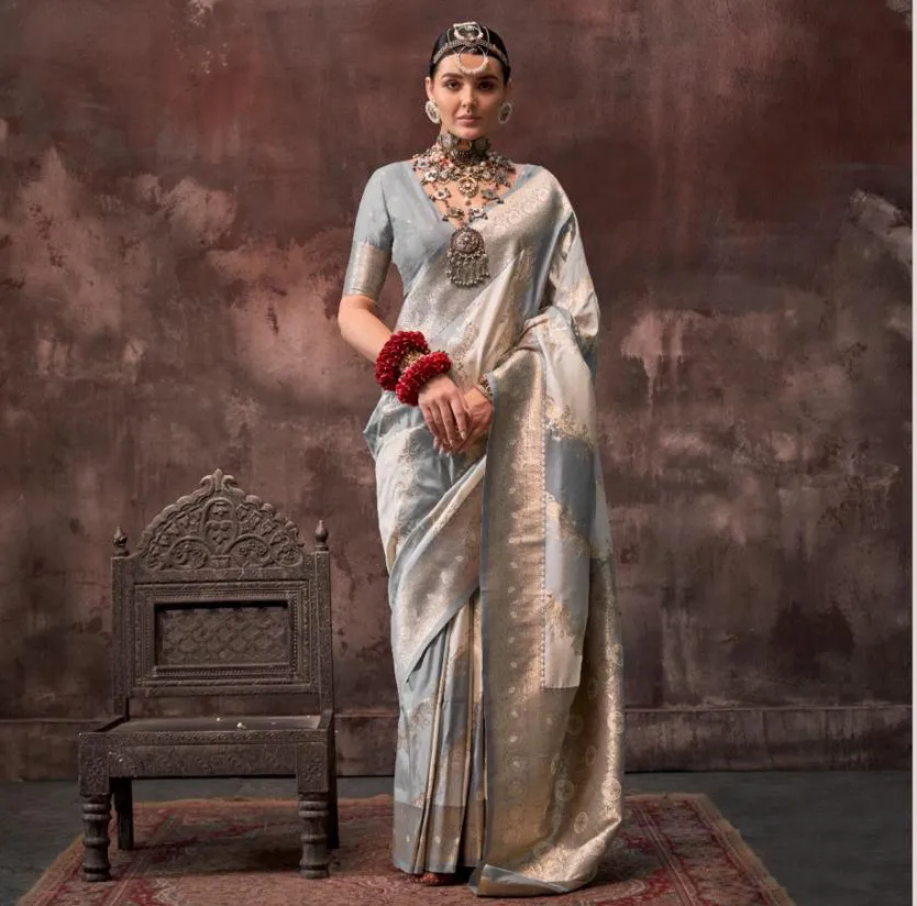 Rajbeer Kookal Silk Handloom Weaving Wholesale Fancy Sarees Collection