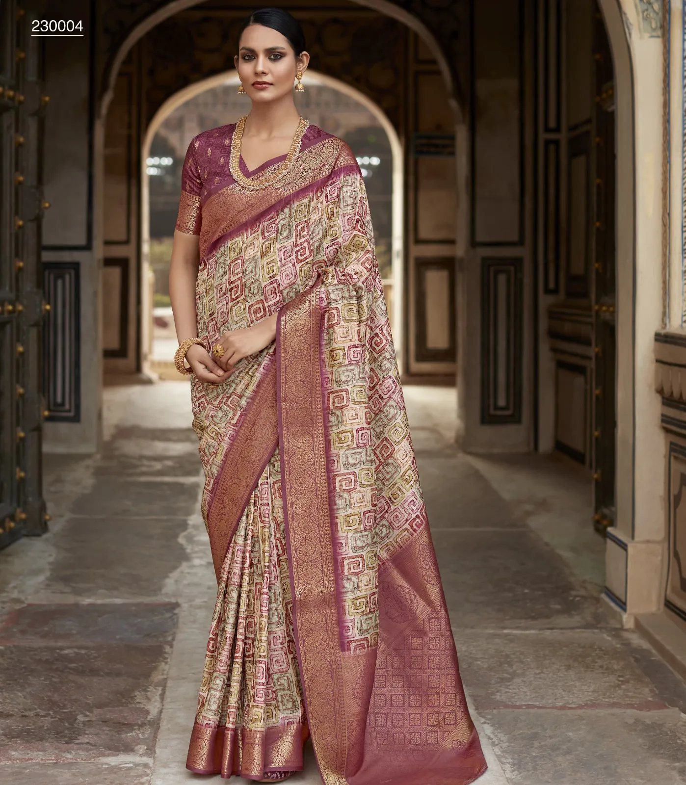 Rajpath Rashmika Silk Digital Printed Wholesale Fancy Sarees Collection