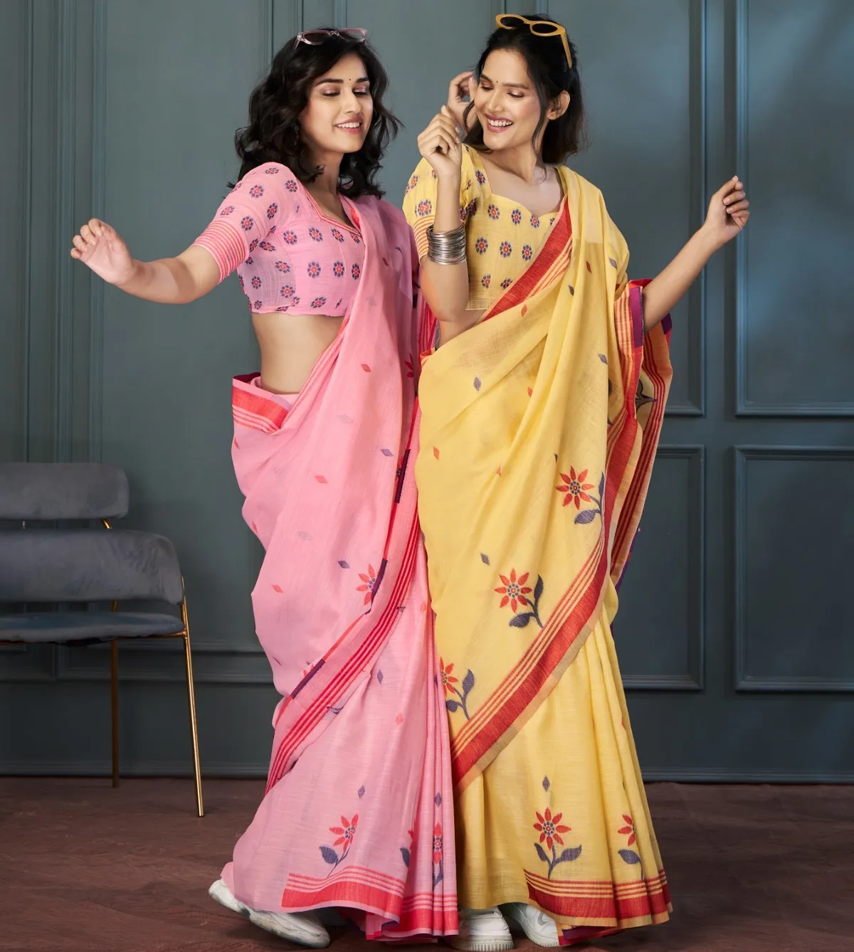 Rajpath Rolex Handloom Linen WholesaleFancy Sarees Collection