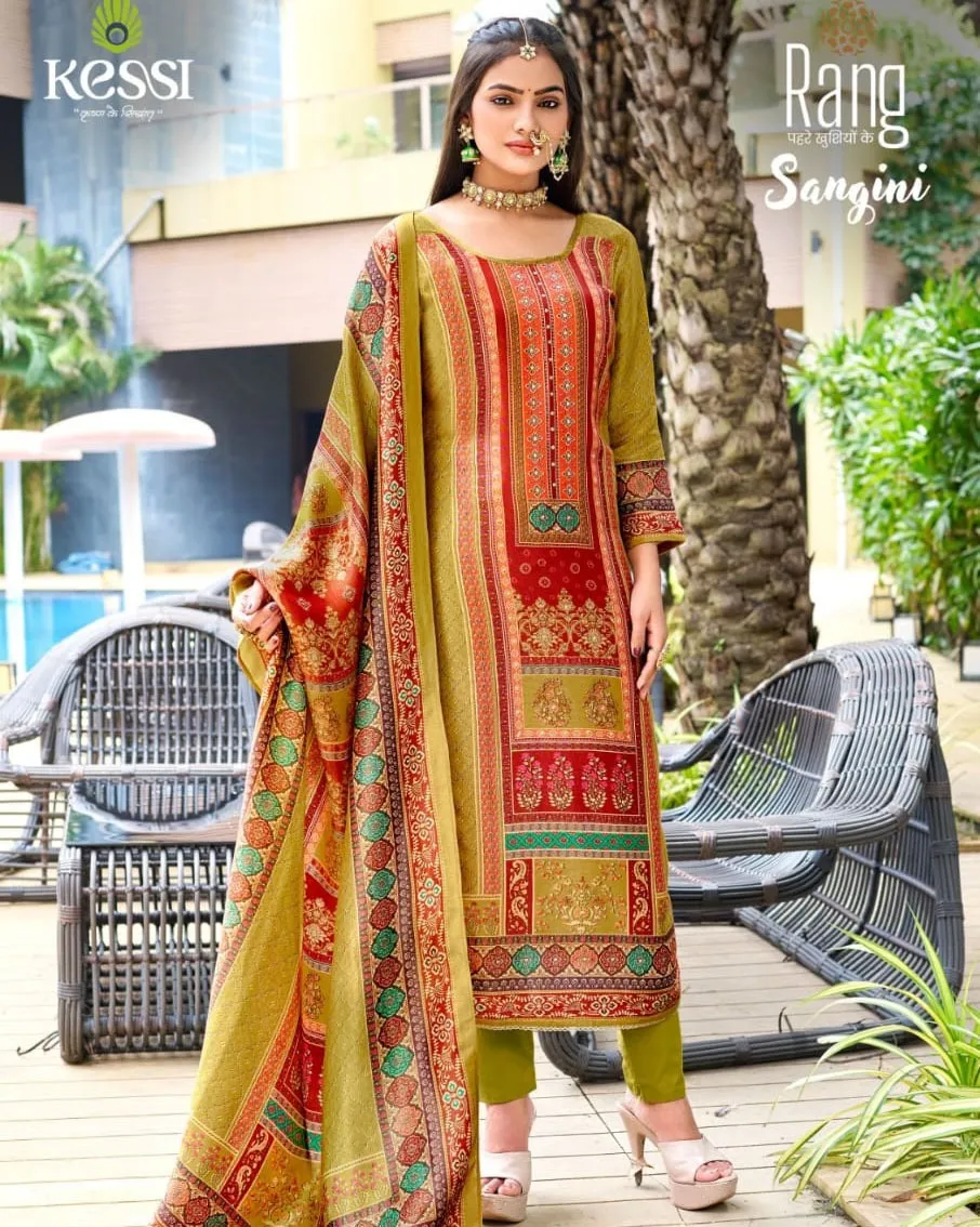 Rang Sangini Printed Wholesale Pakistani Salwar Suit Collection