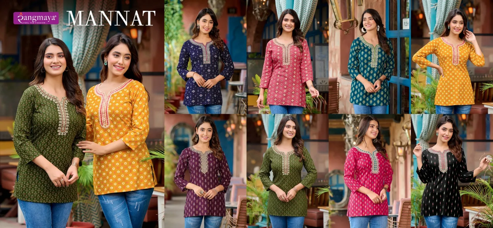 Rangmaya Mannat Fancy Wholesale Western Tops Collection - Image 2