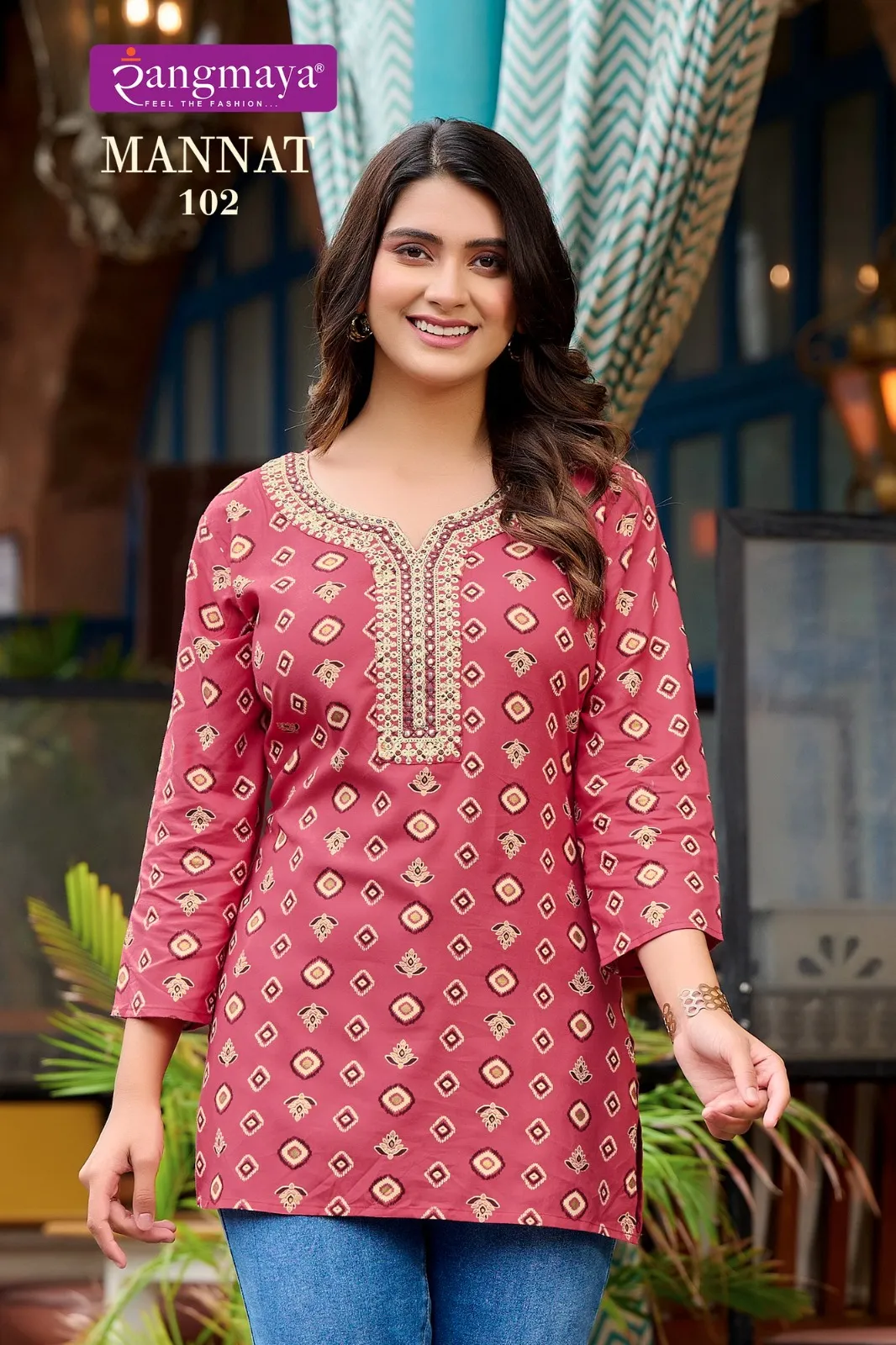 Rangmaya Mannat Fancy Wholesale Western Tops Collection - Image 4