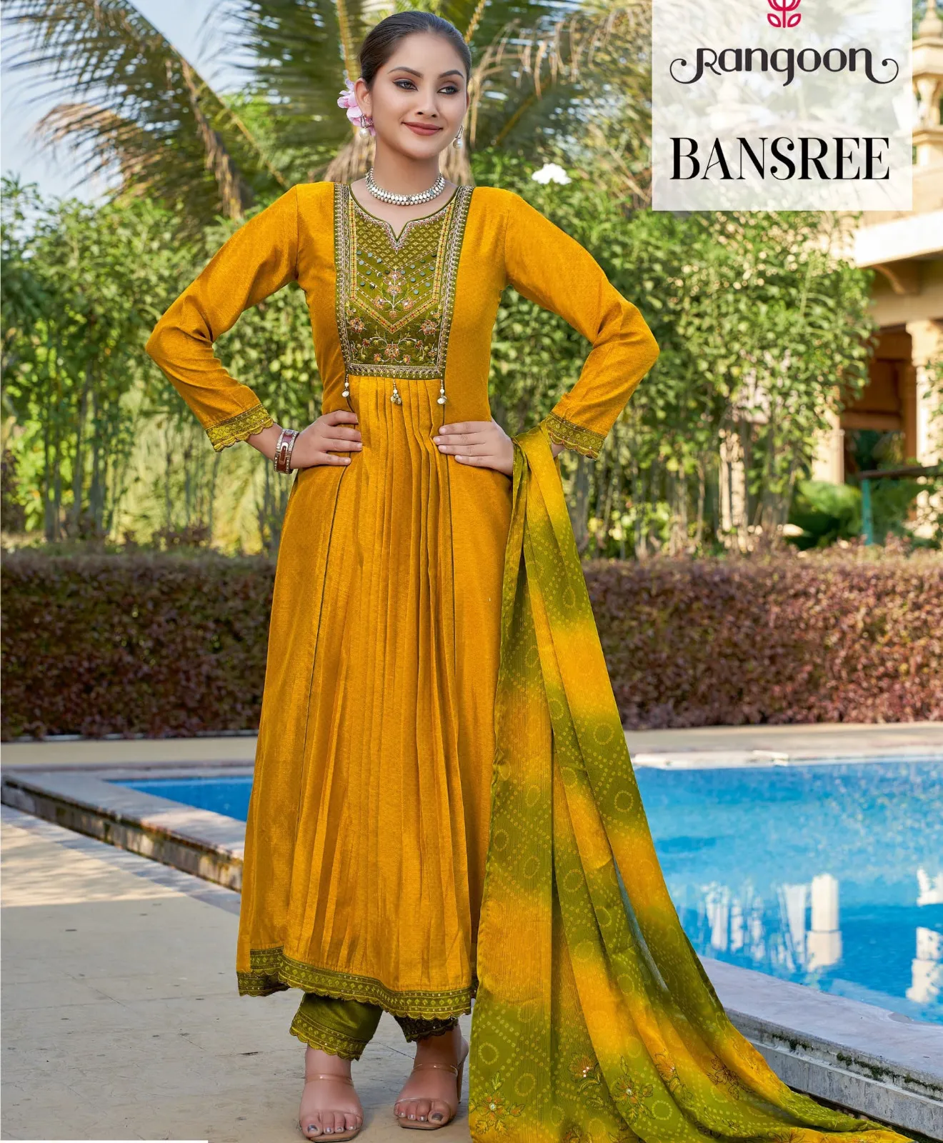 Rangoon Bansree Silk Wholesale Readymade Salwar Suit Collection