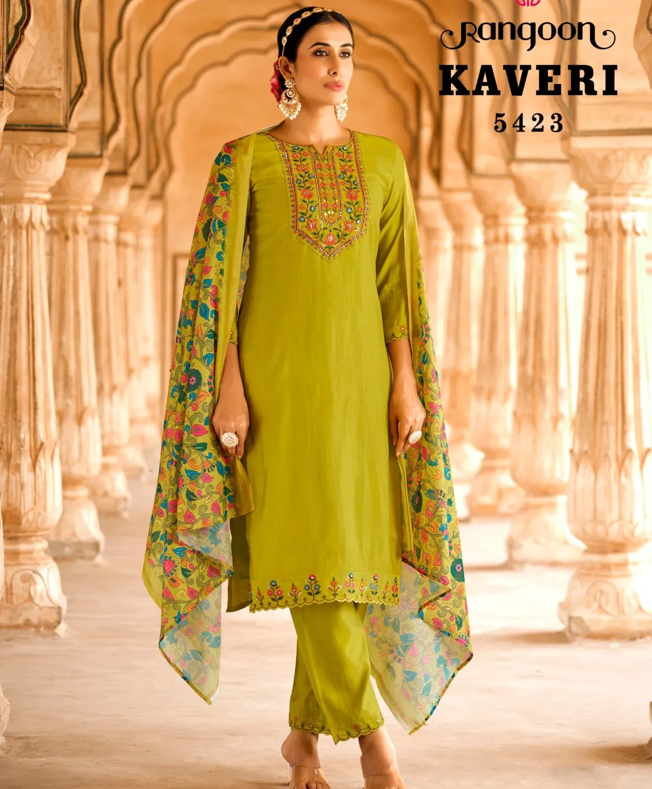 Rangoon Kaveri Viscose Wholesale Readymade Salwar Suit Collection