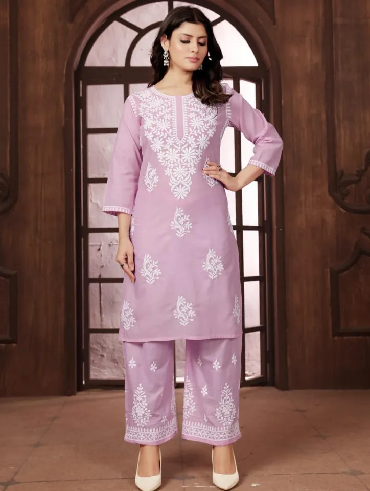 Rasili Nx Sui Dhaga Vol 2 Cotton Wholesale Chikankari Kurti With Pant Collection