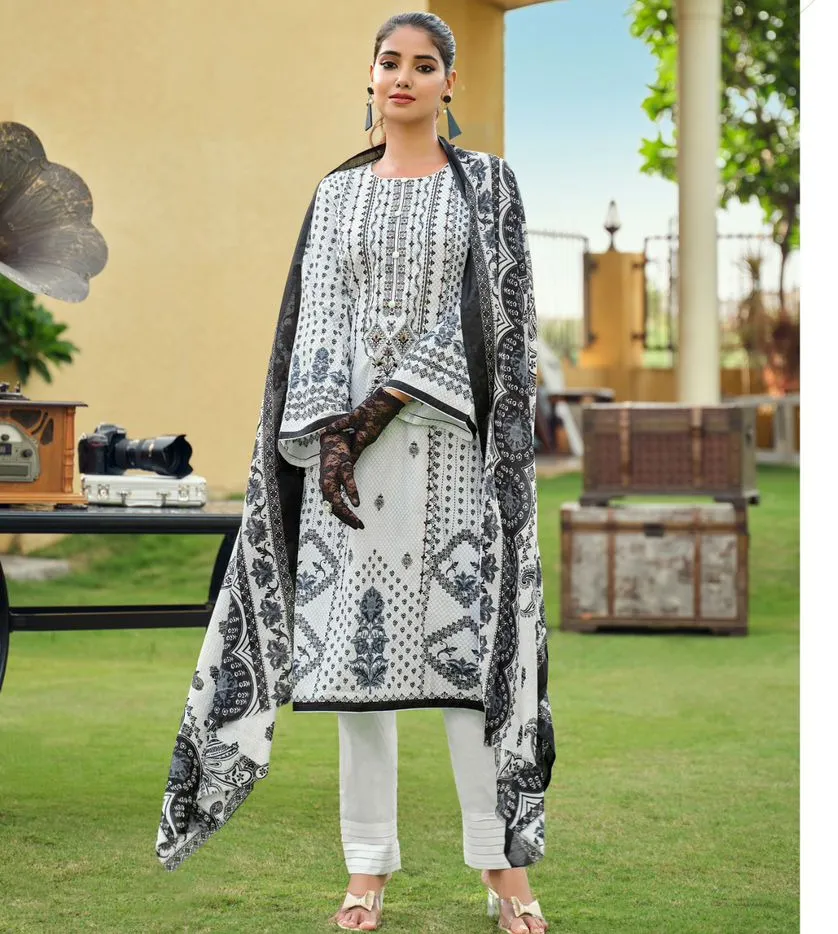 Riaz Arts The Artist Vol 4 Lawn Digital Printed Wholesale Fancy Salwar Suit Collection