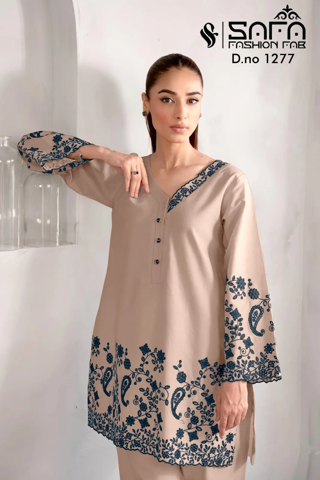 Safa Fashion Fab 1277 Wholesale Pakistani Readymade Suit Collection — Wholesale Readymade Suit, Vardan Ethnic wholesale from Surat - Gallery Image 2