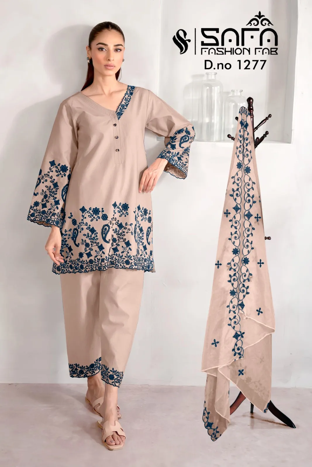 Safa Fashion Fab 1277 Wholesale Pakistani Readymade Suit Collection — Wholesale Readymade Suit, Vardan Ethnic wholesale from Surat — view 4