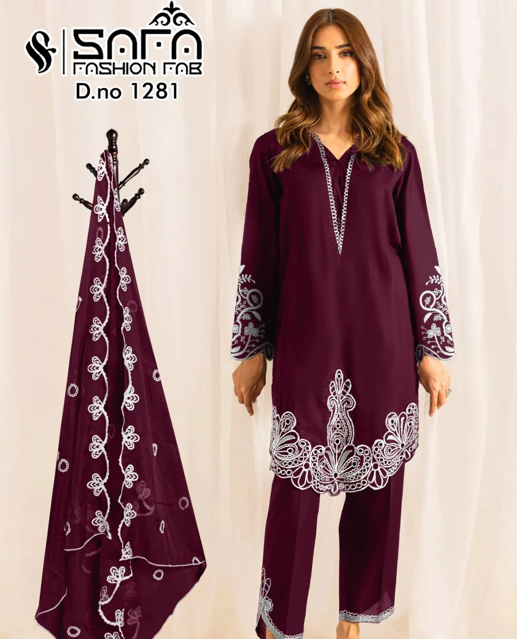 Safa Fashion Fab 1281 Soft Fabrics Wholesale Pakistani Readymade Salwar Suit Collection