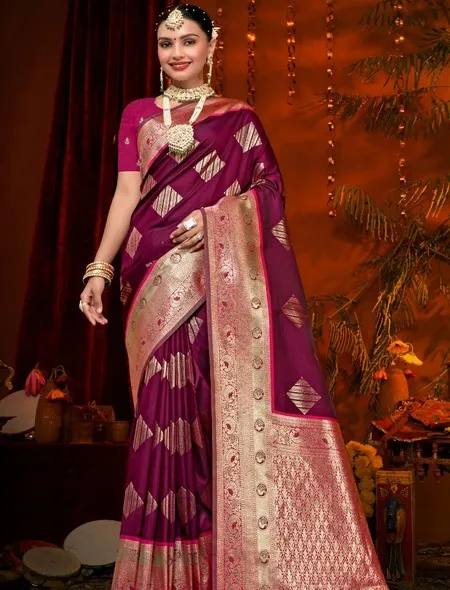 Saroj Mahotsav Vol 1 Designer Silk Wholesale Fancy Saree Collection