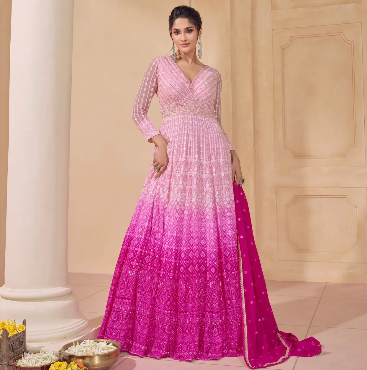 Sayuri Dastoor Georgette Wholesale Readymade Salwar Suit Collection