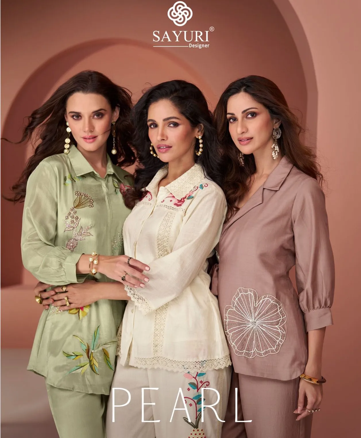 Sayuri Designer Pure Silk Wholesale Co-ord Set Collection