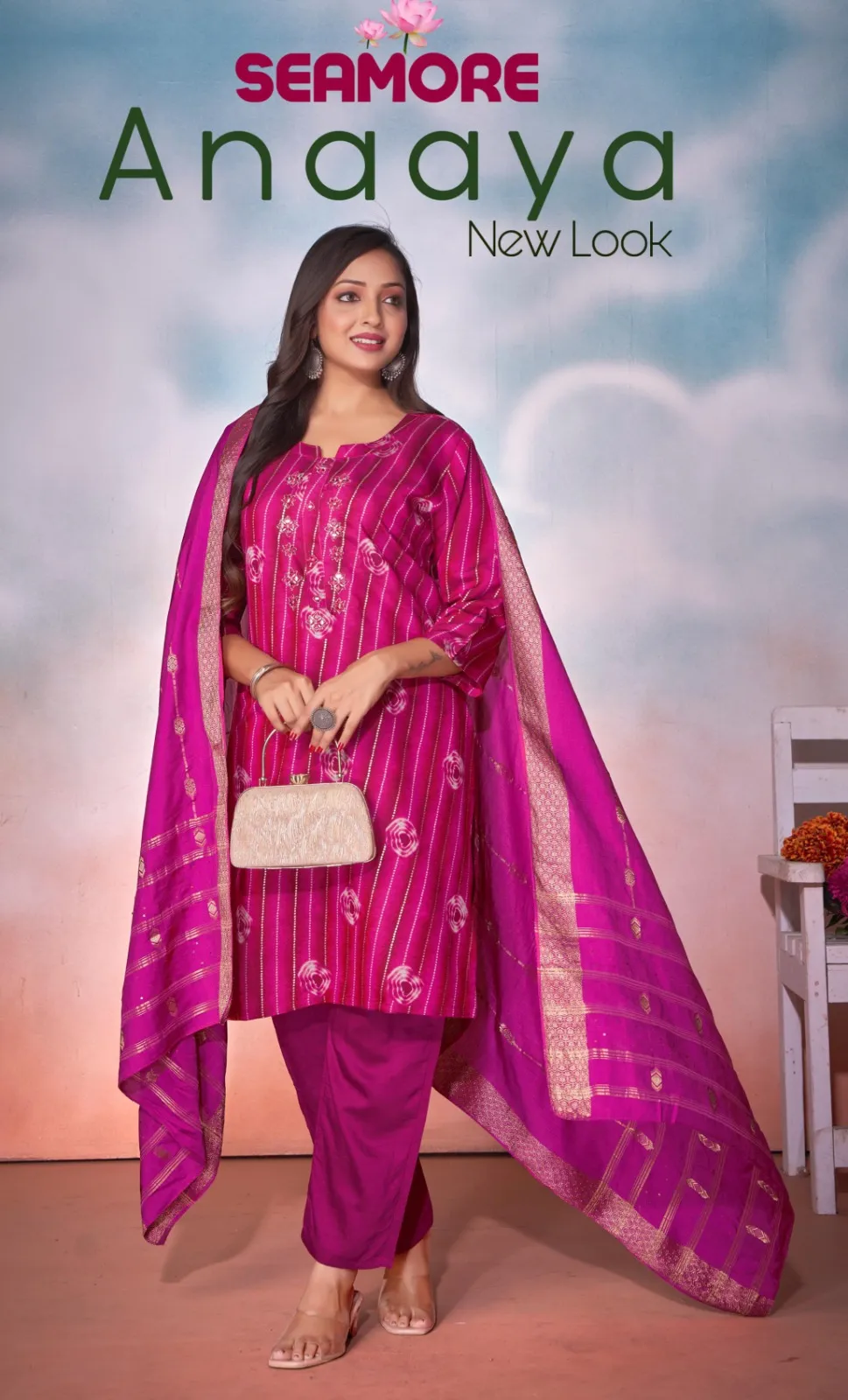 Seamore Anaaya Linen Wholesale Kurti Bottom Set Collection