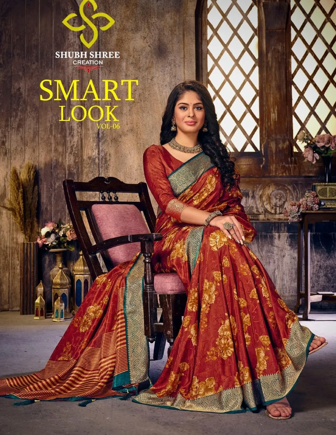 Shubh Saree Smart Look 6 Velwet Tusser Silk Wholesale Fancy Saree Collection