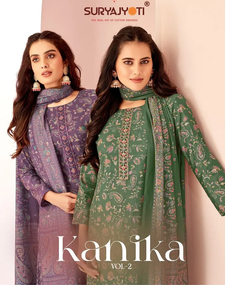 Suryajyoti Kanika Vol 2 Pure Model Wholesale Salwar Suit Collection
