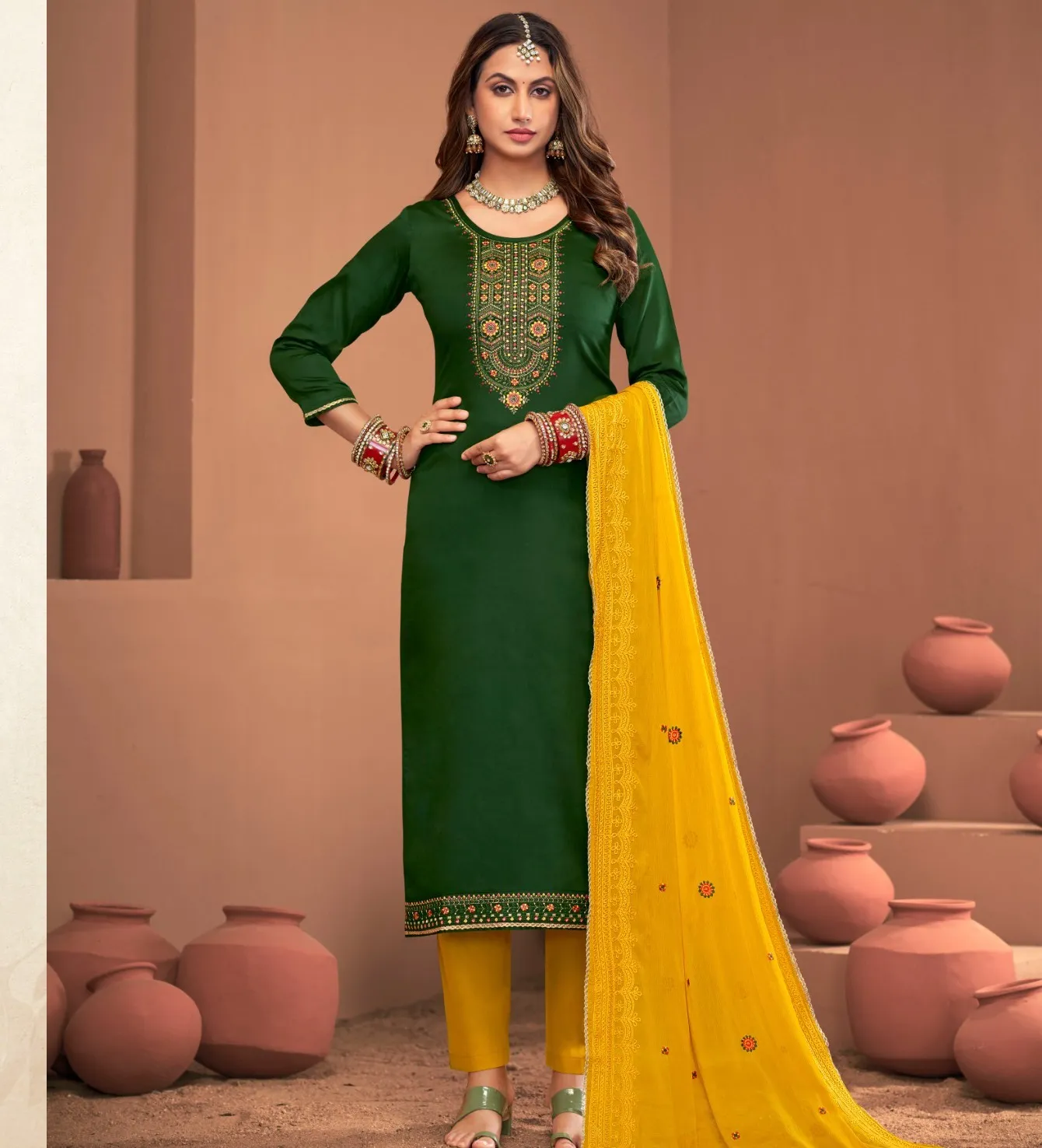 Triple Aaa Noopur Edition 3 Jam Silk Cotton Wholesale Designer Salwar Suit Collection