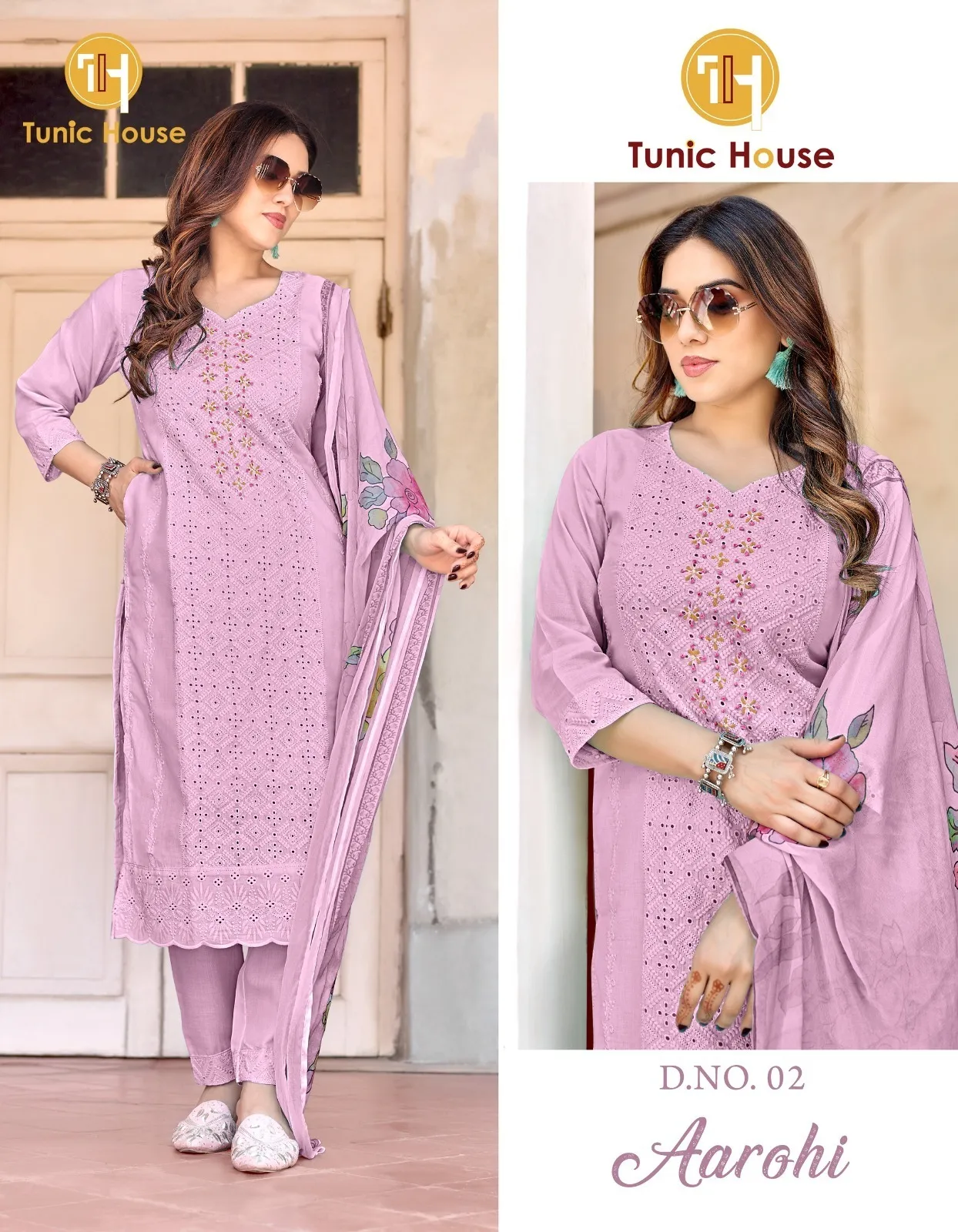 Tunic House Aarohi Cotton Wholesale Readymade Suit Collection - Image 5