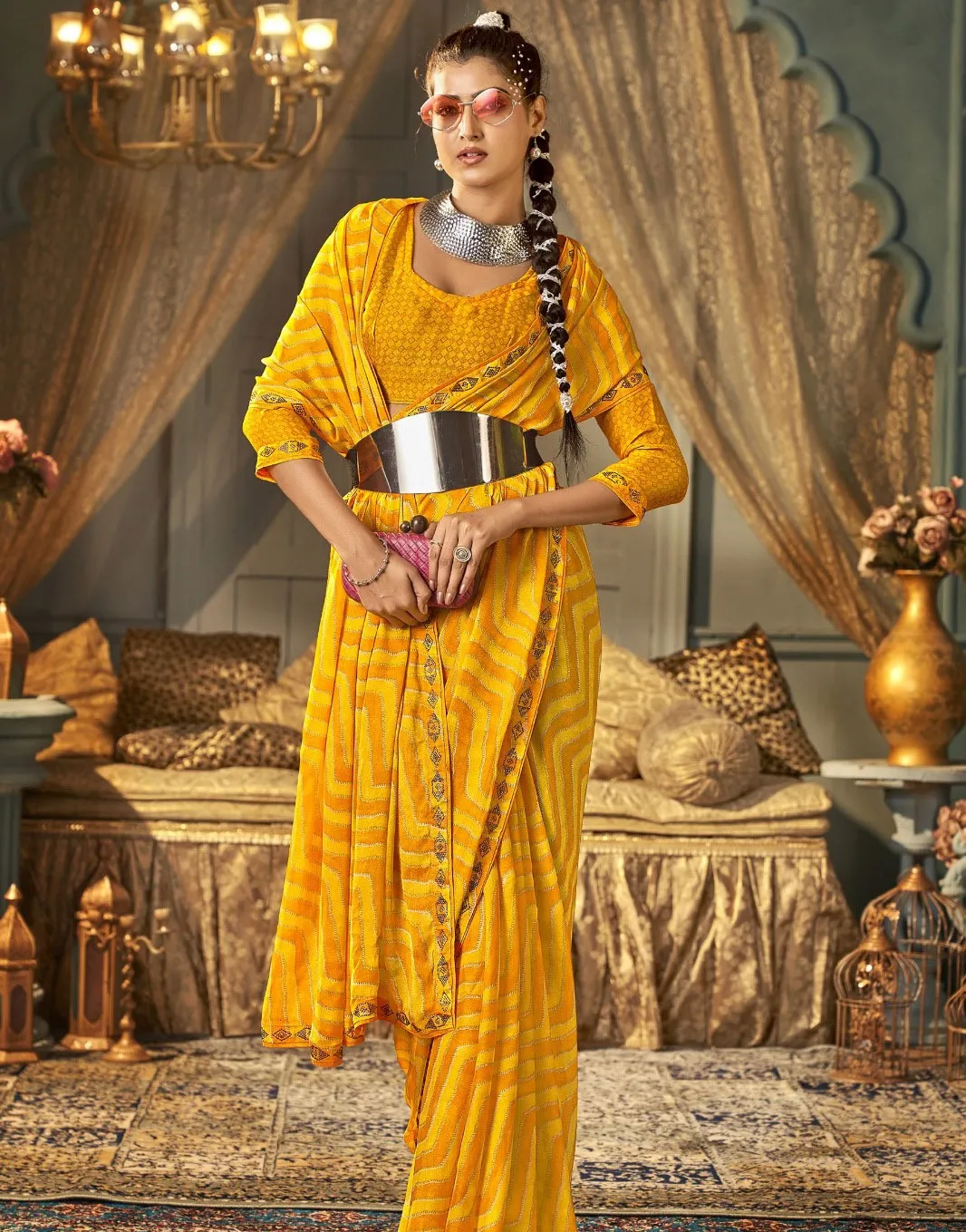 Vallabhi Avanti Vol 5 Georgette Wholesale Fancy Sarees Collection