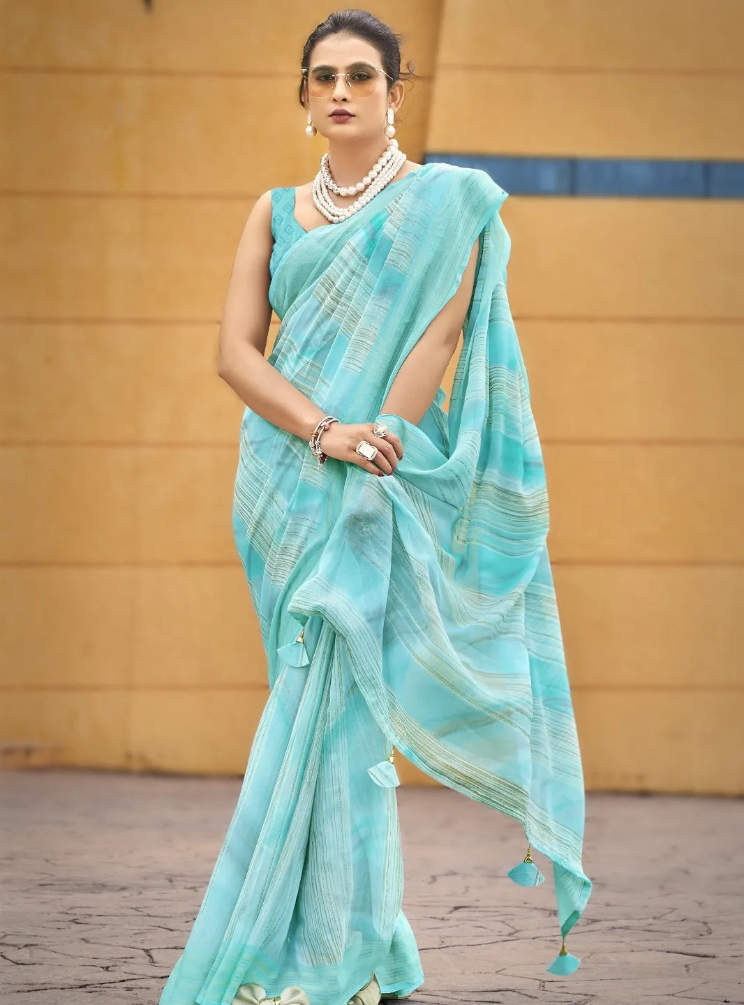 Vallabhi Gurdeep Vol 8 Georgette Wholesale Fancy Saree Collection