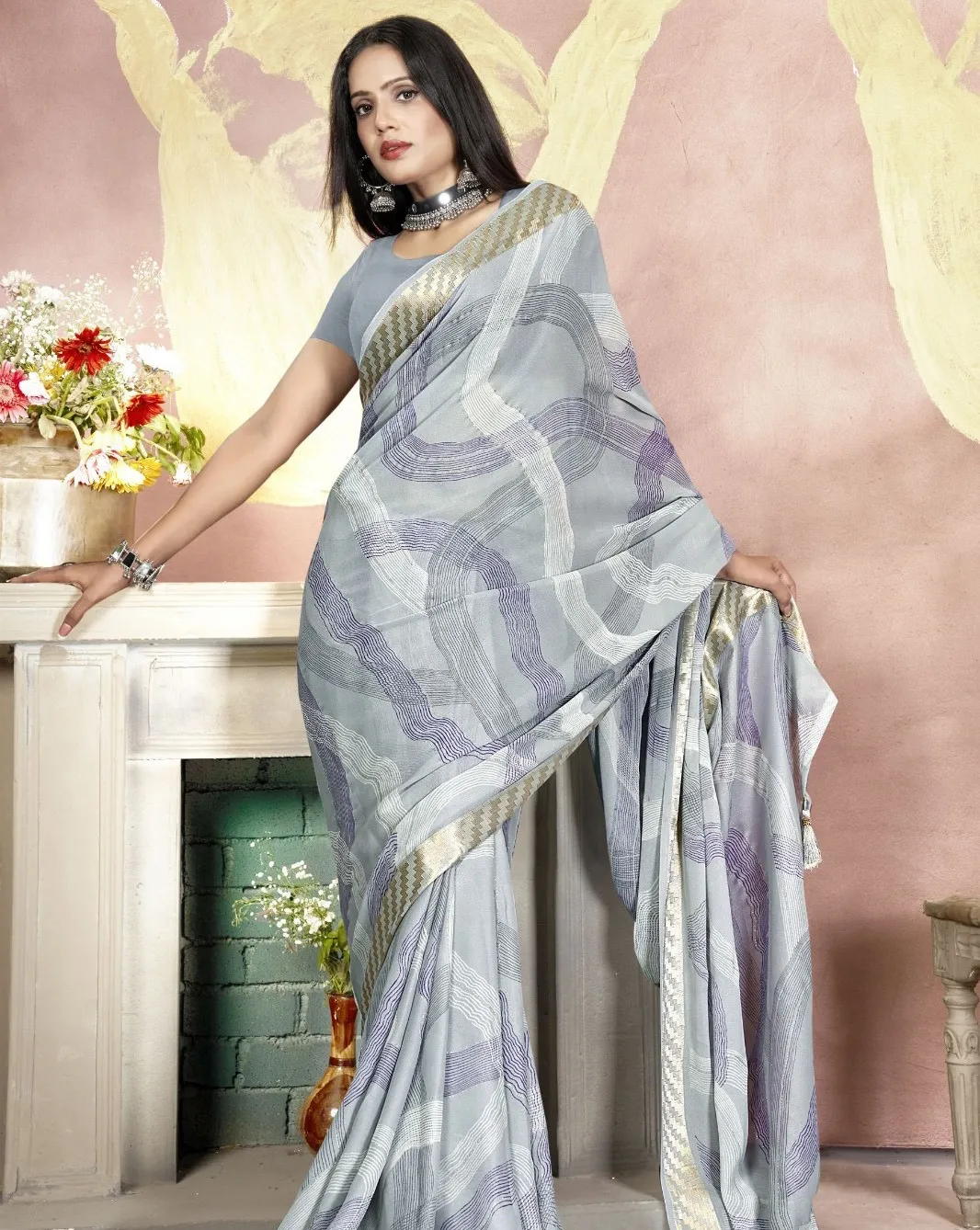 Vallabhi Jiya Vol 2 Georgette Wholesale Fancy Sarees Collection