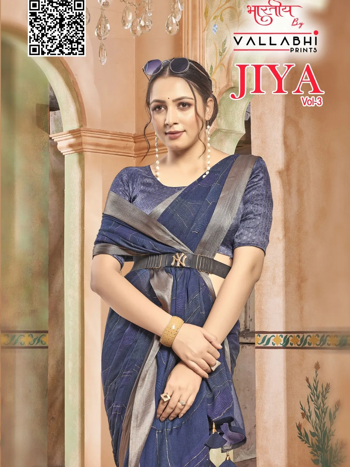 Vallabhi Prints Jiya 3 Georgette Wholesale Sarees Collection