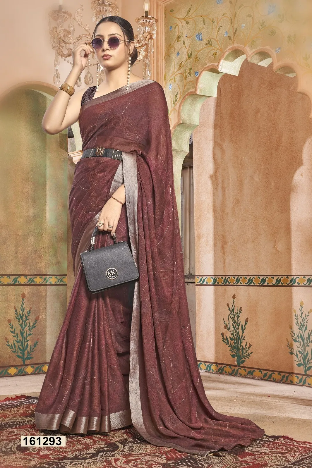 Vallabhi Prints Laharika 4 Georgette Wholesale Sarees Collection