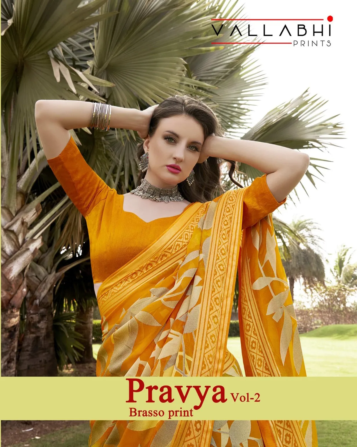 Vallabhi Prints Pravya 2 Brasso Wholesale Fancy Sarees Collection