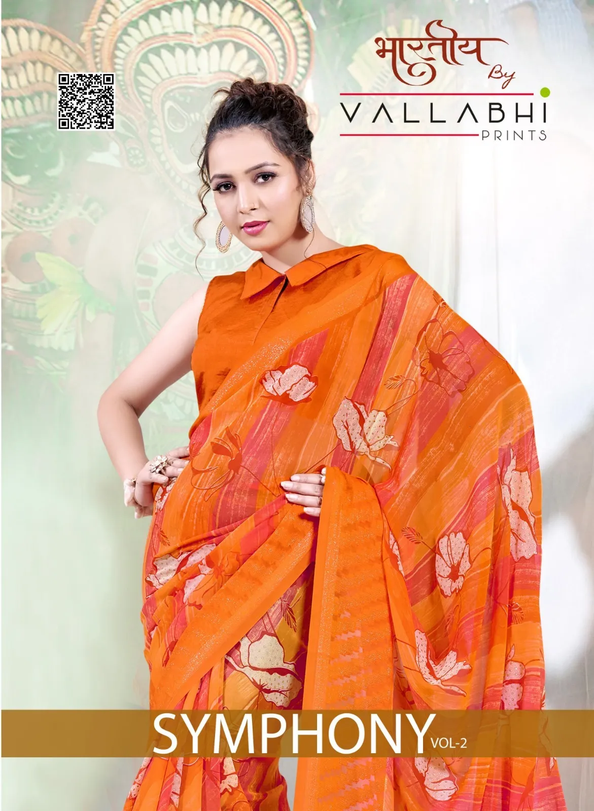 Vallabhi Prints Symphony 2 Georgette Wholesale Sarees Collection