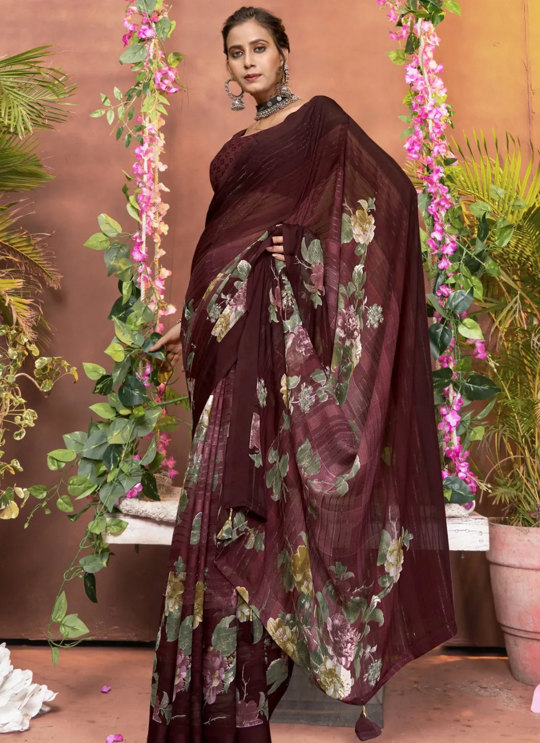 Vallabhi Sanchali Vol 9 Georgette Wholesale Sarees Collection