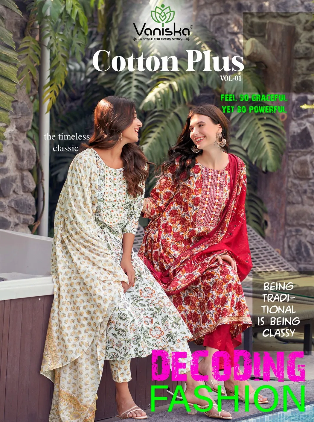 Vaniska Cotton Plus Vol 1 Cemric Cotton Print Wholesale Pakistani Salwar Suit Collection