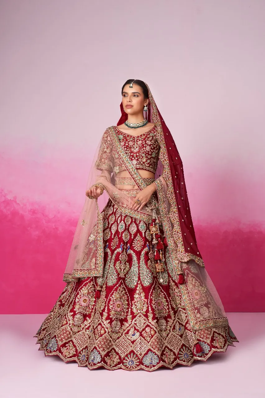 Vardan Ethnic 6043 Series Silk Wholesale Lehenga Choli Collection - Image 3