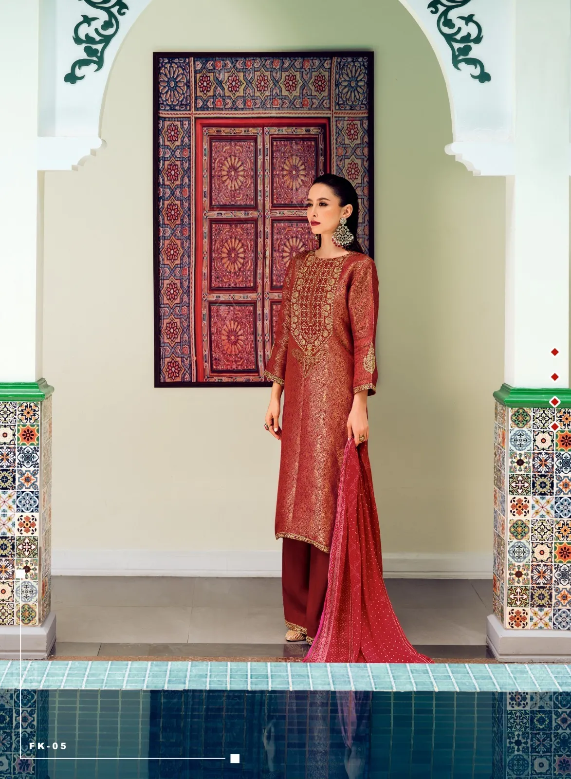 Varsha Falak Khinkab Woven Wholesale Designer Salwar Suit Collection - Image 7