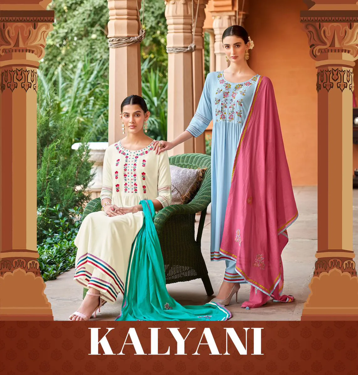 Wooglee Kalyani Rayon Weaving Wholesale Readymade Salwar Suit  Collection